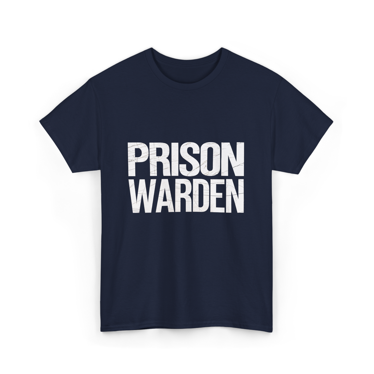 Prison Warden Law Enforcement Officer T-Shirt - Navy