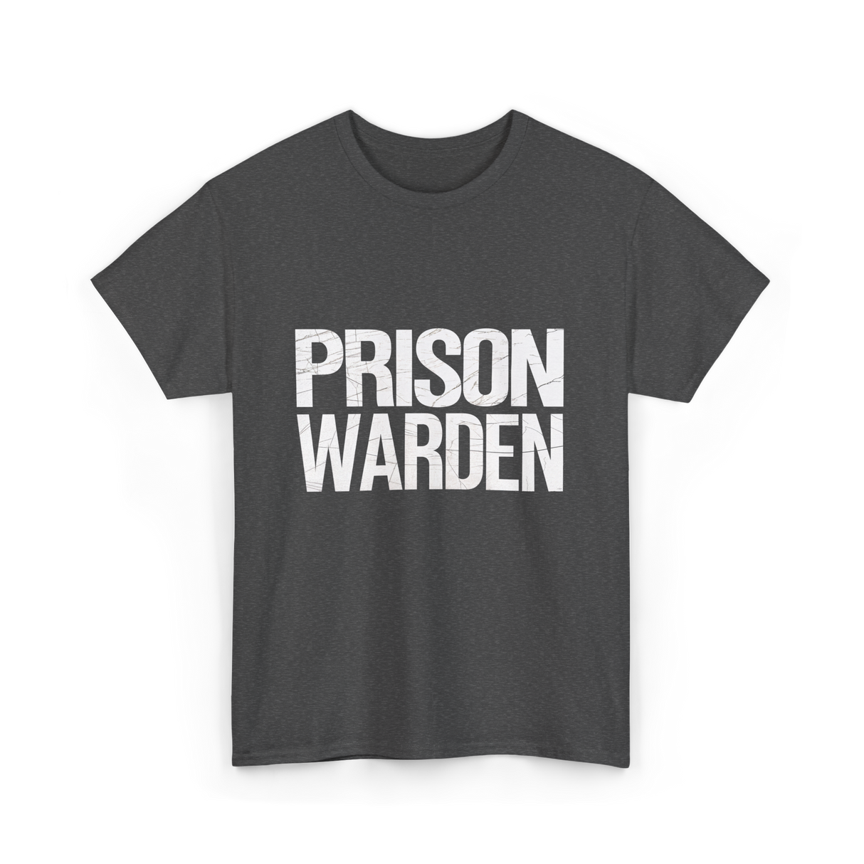 Prison Warden Law Enforcement Officer T-Shirt - Dark Heather