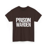 Prison Warden Law Enforcement Officer T-Shirt - Dark Chocolate