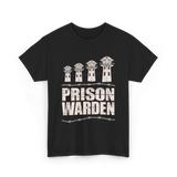 Prison Warden Prison Guard T-Shirt - Black