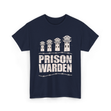 Prison Warden Prison Guard T-Shirt - Navy