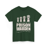 Prison Warden Prison Guard T-Shirt - Forest Green