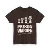 Prison Warden Prison Guard T-Shirt - Dark Chocolate