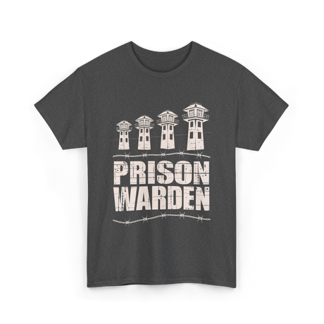 Prison Warden Prison Guard T-Shirt - Dark Heather