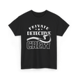 Private Detective Crew Investigator T-Shirt - Black