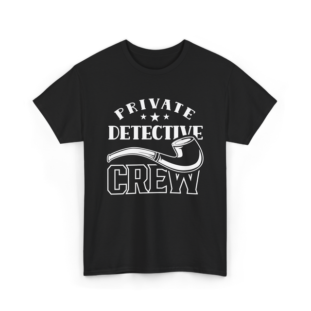 Private Detective Crew Investigator T-Shirt - Black