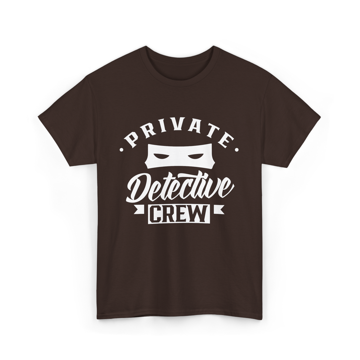 Private Detective Crew Investigator T-Shirt - Dark Chocolate