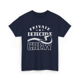 Private Detective Crew Investigator T-Shirt - Navy