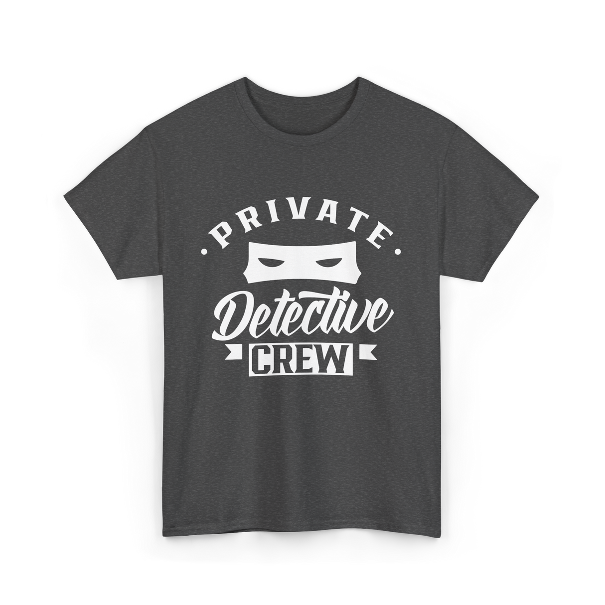 Private Detective Crew Investigator T-Shirt - Dark Heather