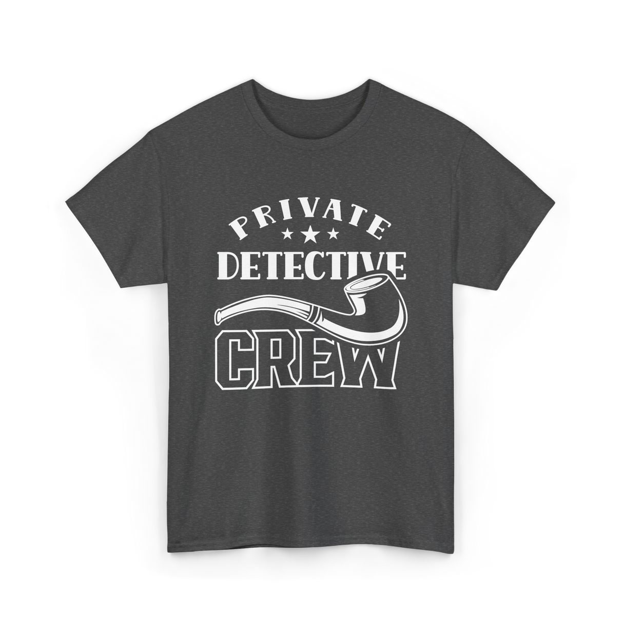 Private Detective Crew Investigator T-Shirt - Dark Heather