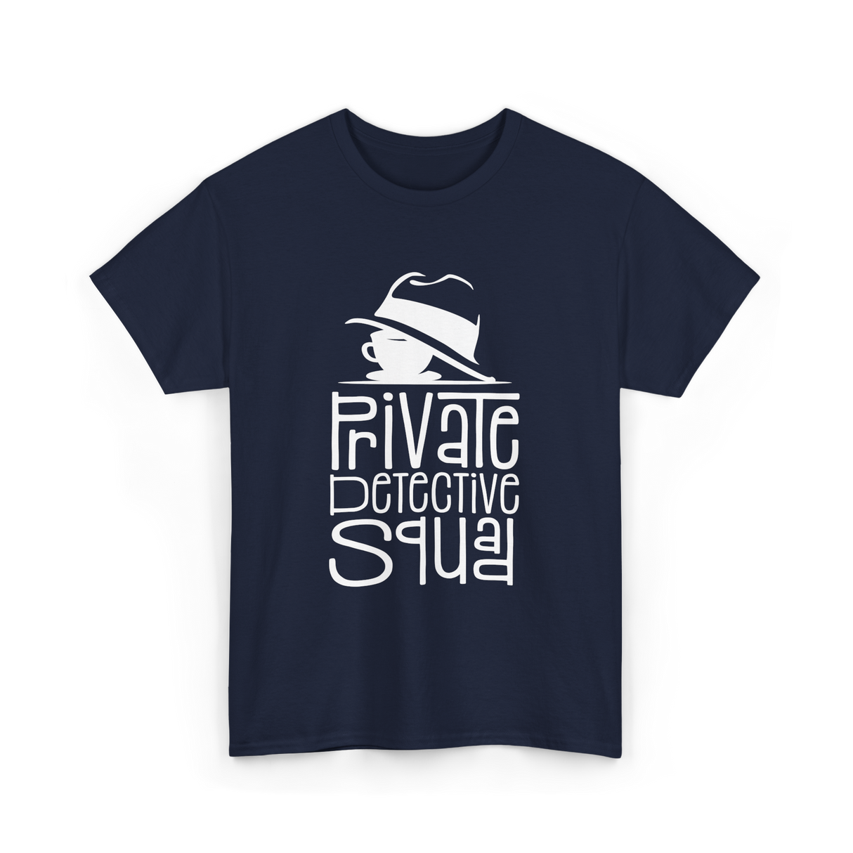 Private Detective Squad Detective T-Shirt - Navy