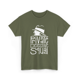 Private Detective Squad Detective T-Shirt - Military Green