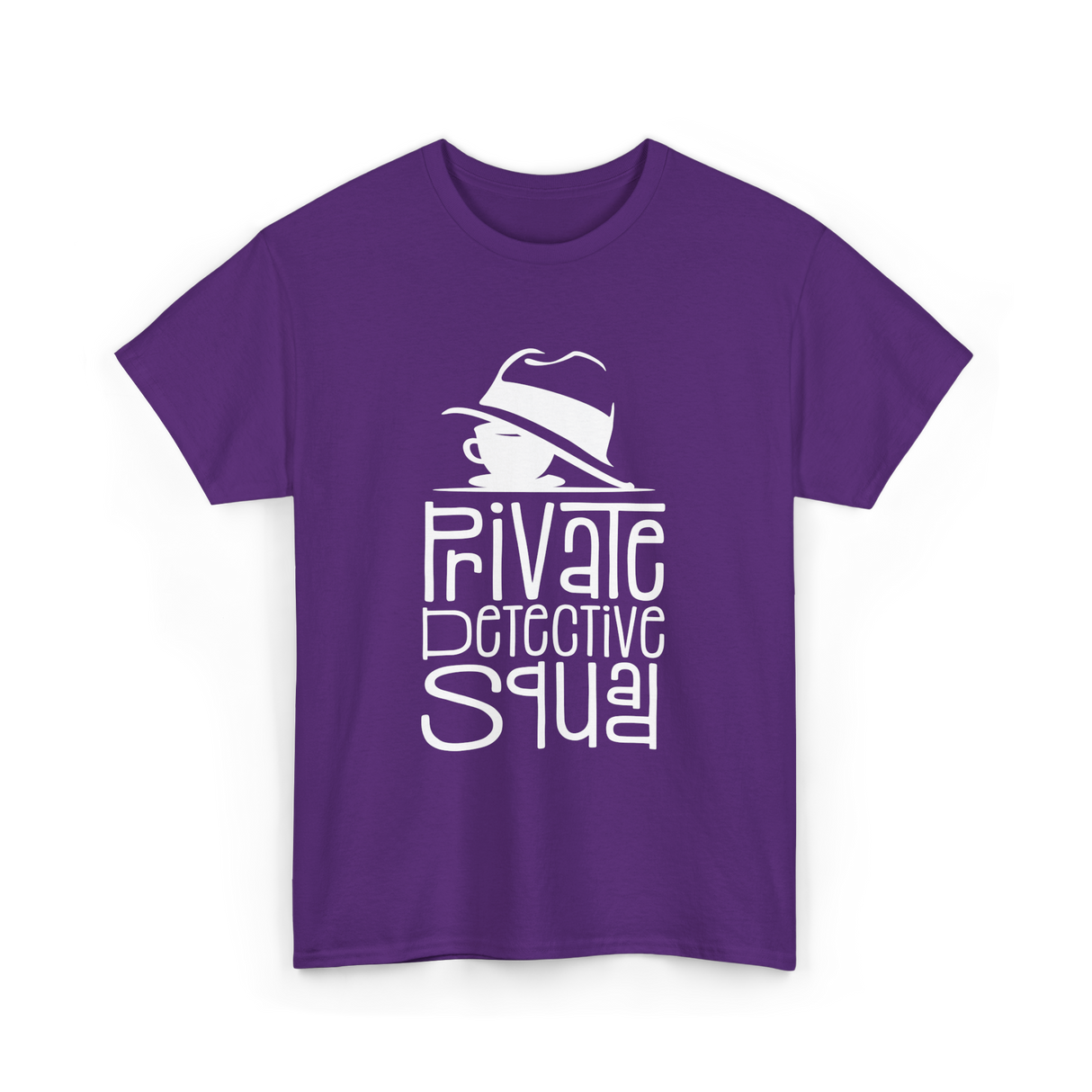 Private Detective Squad Detective T-Shirt - Purple