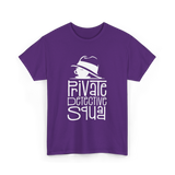 Private Detective Squad Detective T-Shirt - Purple