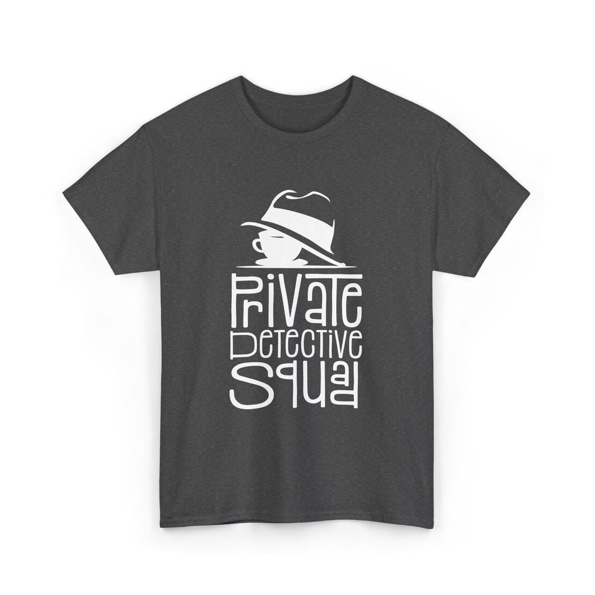 Private Detective Squad Detective T-Shirt - Dark Heather