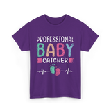 Professional Baby Catcher Nursing T-Shirt - Purple