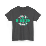 Prone To Shenanigans Ireland Celebrations T-Shirt - Dark Heather