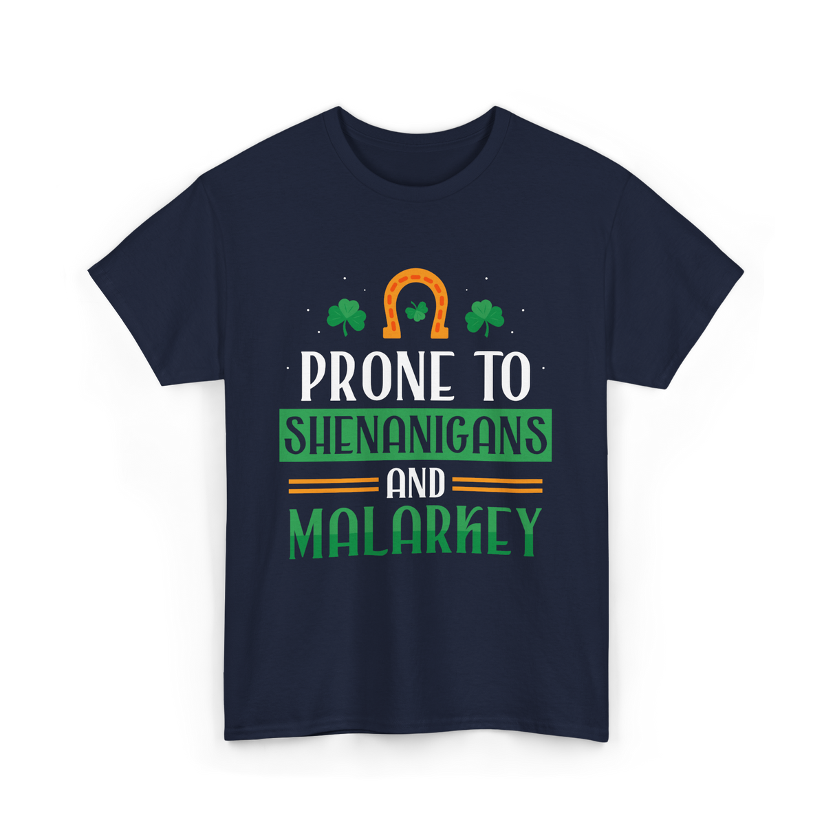 Prone To Shenanigans Malarkey T-Shirt - Navy