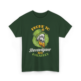 Prone To Shenanigans Malarkey T-Shirt - Forest Green