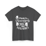 Prone To Shenanigans Malarkey T-Shirt - Dark Heather