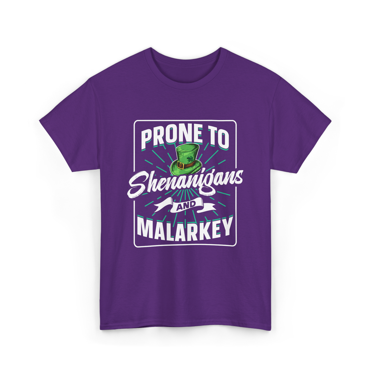 Prone To Shenanigans Malarkey T-Shirt - Purple