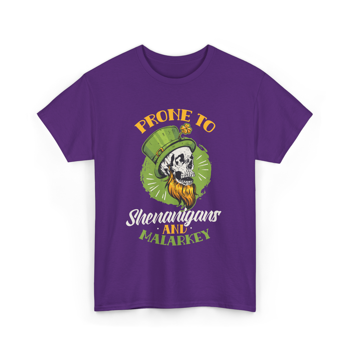 Prone To Shenanigans Malarkey T-Shirt - Purple