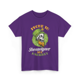 Prone To Shenanigans Malarkey T-Shirt - Purple