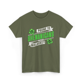 Prone To Shenanigans T-Shirt - Military Green