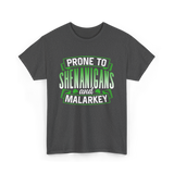 Prone To Shenanigans T-Shirt - Dark Heather