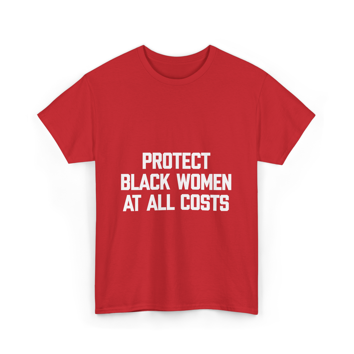 Protect Black Women Activism T-Shirt - Red