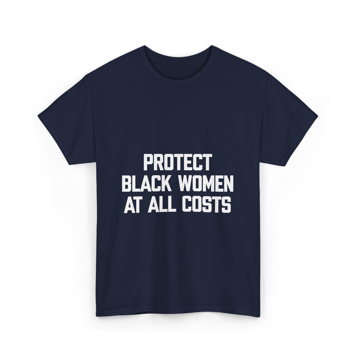 Protect Black Women Activism T-Shirt - Navy