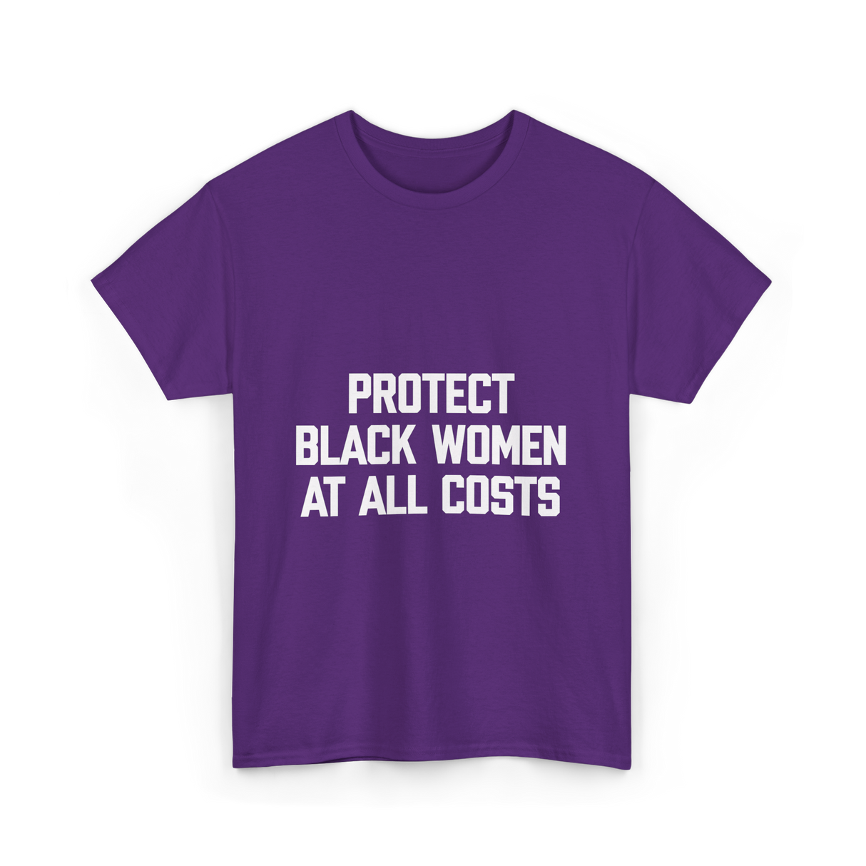 Protect Black Women Activism T-Shirt - Purple