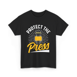 Protect The Press Journalism T-Shirt - Black