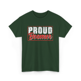 Proud Boomer Boomer Generation T-Shirt - Forest Green