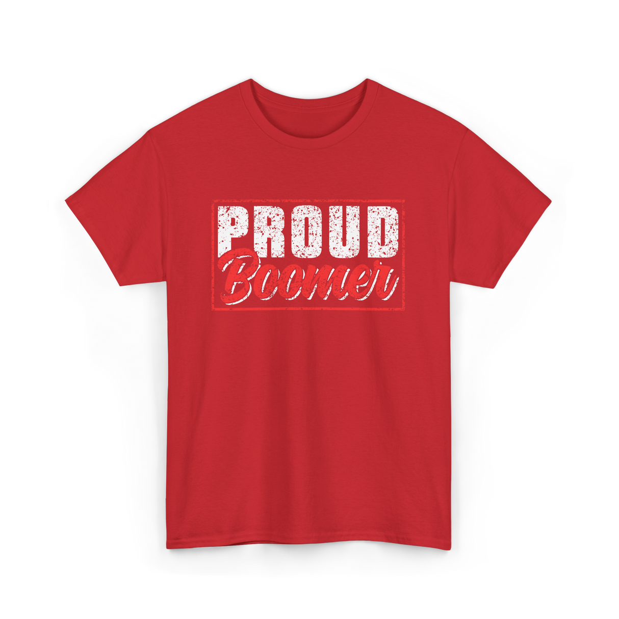 Proud Boomer Boomer Generation T-Shirt - Red