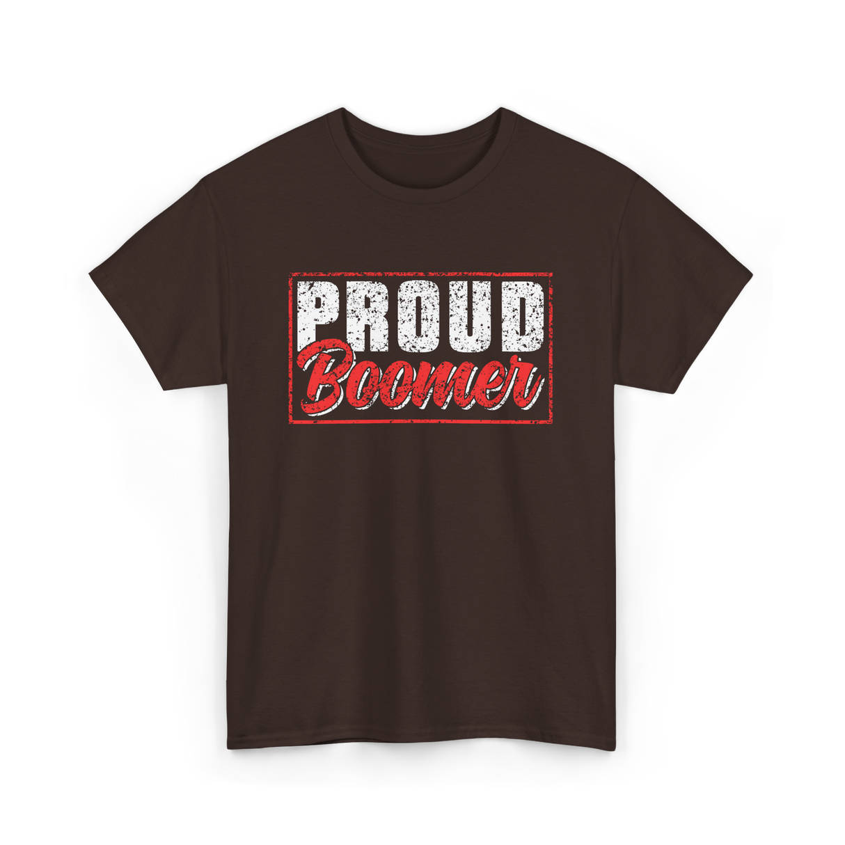 Proud Boomer Boomer Generation T-Shirt - Dark Chocolate