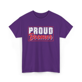Proud Boomer Boomer Generation T-Shirt - Purple