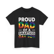 Proud Dad Smartass Gay Son T-Shirt - Black