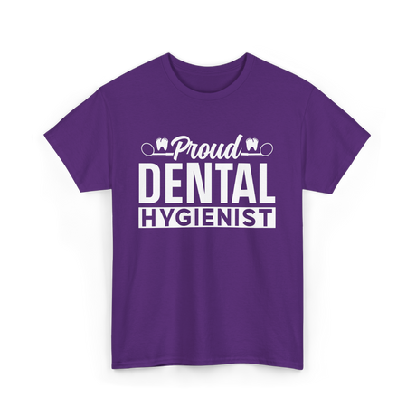 Proud Dental Hygienist Hygiene Dentist T-Shirt - Purple