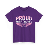 Proud Flight Nurse Flight Nurse T-Shirt - Purple