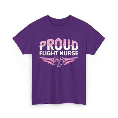 Proud Flight Nurse Flight Nurse T-Shirt - Purple