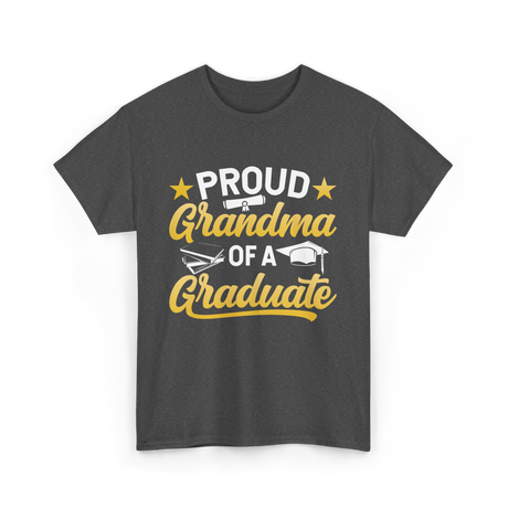 Proud Grandma Graduate Graduation T-Shirt - Dark Heather