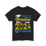 Proud Grandma Of A Graduate 2024 T-Shirt - Black