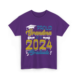 Proud Grandma Of A Graduate 2024 T-Shirt - Purple