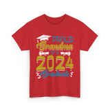 Proud Grandma Of A Graduate 2024 T-Shirt - Red