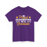 Proud Grandmother Graduate Graduation T-Shirt - Purple