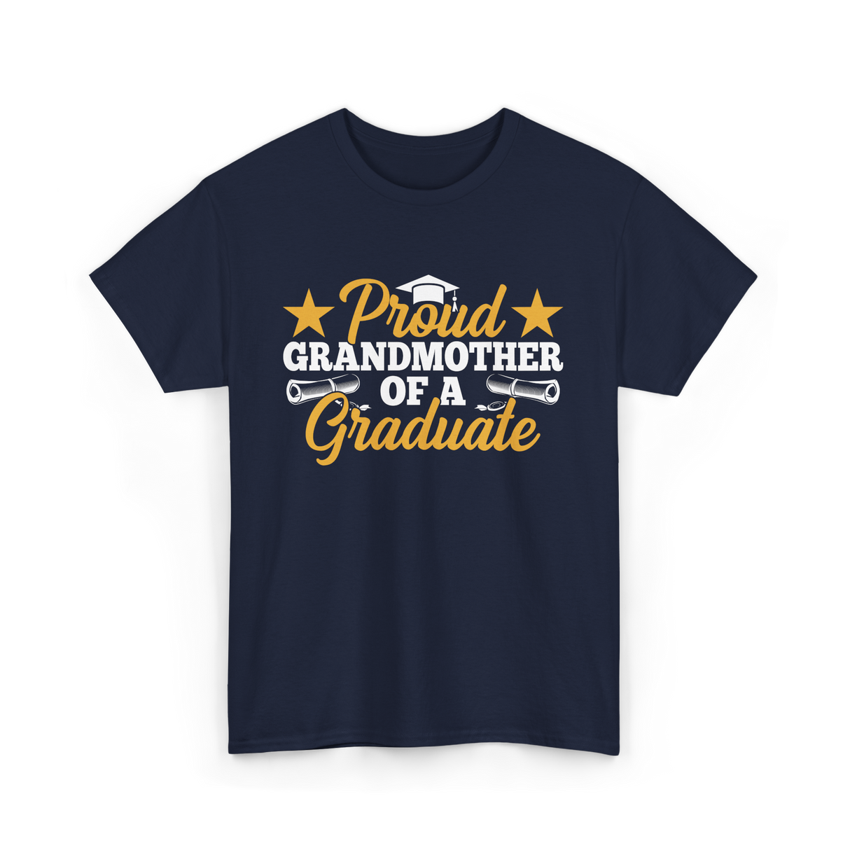 Proud Grandmother Graduate Graduation T-Shirt - Navy