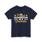 Proud Grandmother Graduate Graduation T-Shirt - Navy