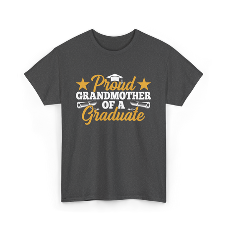 Proud Grandmother Graduate Graduation T-Shirt - Dark Heather