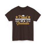 Proud Grandmother Graduate Graduation T-Shirt - Dark Chocolate